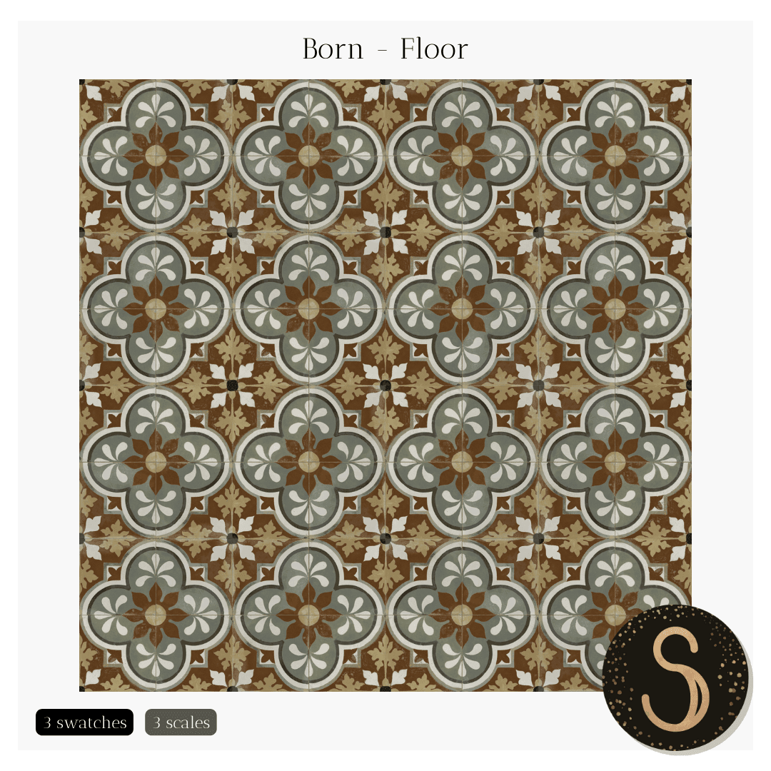 Галерея мода Плитка для пола Born Floor #2